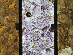 Tinh Thể Màu Tím Tự Nhiên Thạch Anh Geode Countertop Lớn Thạch Anh Tím Phiến - Product Image 3