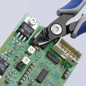 KNIPEX 79 12 125 Cortador diagonal de precisión para electrónica con mangos multicomponentes pulidos de 125 mm - Product Image 3