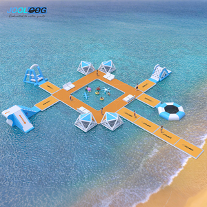JOOLOOG commerciale spiaggia grande gonfiabile galleggiante piattaforma per il tempo libero per le attività ricreative - Product Image 2