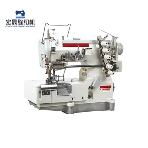 Factory High Quality High Speed Flat-Bed Industrial Sewing Machine New Interlock Sewing Machine For Lace Job