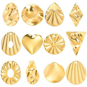 304 boucles d'oreilles irrégulières de mode européenne et américaine en acier inoxydable avec boucles d'oreilles design haut de gamme pendentif anneau chaîne - Product Image 4