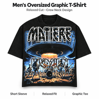 T-shirt graphique personnalisé pour homme, coupe ample, col rond, manches courtes, avec grande impression artistique pour le développement de la marque