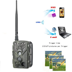 Caméra de surveillance extérieure 2G <span class=keywords><strong>MMS</strong></span> 1080P avec vision nocturne infrarouge, 3 capteurs PIR HC-810M, étanche IP65, vision nocturne 20m, thermosensible - Product Image 3