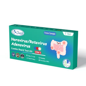 Kit de test antigénique DVOT pour le norovirus, le rotavirus et l'adenovirus, boîte pour 1 personne, outil de diagnostic médical à domicile, certifié CE - Product Image 3