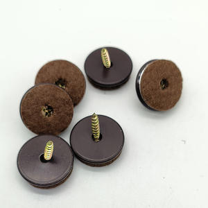 महसूस किए गए आधार पर चिपचिपा पैड रोल के साथ डाला गया था कि पैर मैट टेबल कुर्सी सोफे पैर की सुरक्षा के लिए स्क्रू चेयर ग्लाइड - Product Image 2