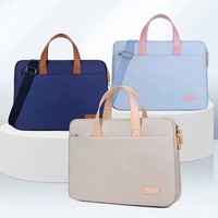 Étui pour ordinateur portable de 15,6 pouces et 14,1 pouces, imperméable, avec bandoulière, anti-rayures, pour femmes et hommes