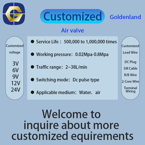 Válvula Solenoide de Diafragma de Aire de <span class=keywords><strong>2</strong></span>/<span class=keywords><strong>2</strong></span> Vías Goldenland, Conexión Rápida de 1/<span class=keywords><strong>4</strong></span> de Pulgada, Cuerpo de Plástico, Voltajes OEM Opcionales (DC 3V/6V/9V/12V/24V) - Product Image 5