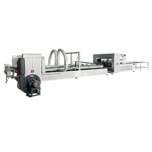 Máquina encoladora plegable de cartón Máquina encoladora de carpetas de cajas de Pizza de cartón corrugado automático - Product Image 1