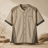 Maillot de baseball personnalisé en gros, durable, en polyester recyclé, uniforme d'équipe