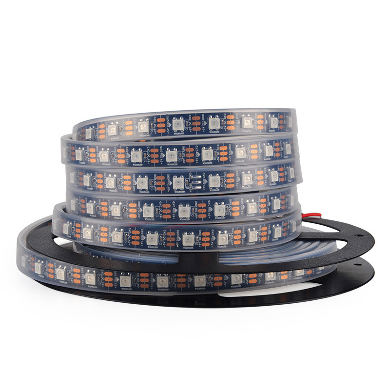 Magic WS2812B LED Strip 5V 144Leds 60Leds 30Leds Addressable ARGB RGBIC Flexible Pixel Smart SMD5050 Led Strip Light for Club