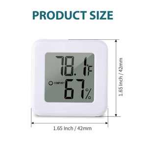 Mini termómetro higrómetro Digital para interiores, medidor de temperatura y humedad de uso doméstico de plástico, termómetro de baño para uso doméstico - Product Image 5