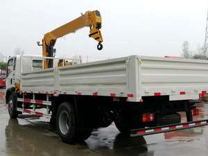 Sinotruk Howo 3ton 5ton 8ton הידראולי מניפולטור הרמת נייד משאית רכוב בום ישר מנוף למכירה - Product Image 6