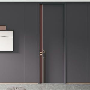 <span class=keywords><strong>Porte</strong></span> Intérieure Simple en <span class=keywords><strong>Bois</strong></span> Solide pour Maison Style Design Minimaliste pour Chambre à Coucher Salon Hôtel-Vente en Gros à Bas <span class=keywords><strong>Prix</strong></span> - Product Image 2