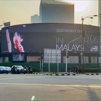 Vente en gros d'écran LED publicitaire imperméable P2.5 P3 P4 P5 P6 grand support pour affichage LED extérieur numérique