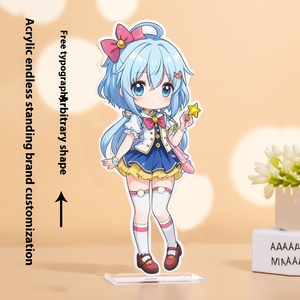 Moriki Xiaohongshu Customized Borderless Acrylic Stand Eco-friendly Creative DIY Desktop Ornaments Animation Cartoon Star Crafts