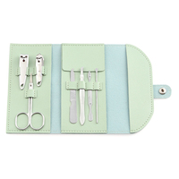 WELLFLYER MS-783 kit d'outils de soin des ongles en acier inoxydable kit coupe-ongles manucure pédicure ensemble vente en gros