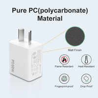 Chargeur mural rapide Merryking 30W avec certification PD 3.0, prise AR, chargeur rapide 30W PD Type-C pour ordinateur portable et téléphone portable