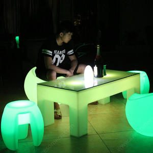 Disco DJ LED Shinning Colorful Square Bar Table <span class=keywords><strong>Muebles</strong></span> de exterior para clubes - Product Image 6