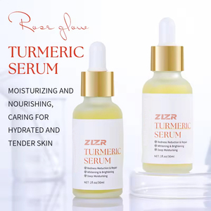 Organic Vitamin C & Oligopeptides Turmeric Whitening Serum with Pore Minimizer Anti-Wrinkle Vegan Formula for <b>Face</b> & Neck - Product Image 1