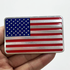 Autocollant de voiture personnalisé en métal et ABS, logo sportif, étanche, <span class=keywords><strong>carte</strong></span> du monde (États-Unis, Allemagne, Royaume-Uni, <span class=keywords><strong>France</strong></span>), drapeau, emblème de carrosserie, style automobile - Product Image 3