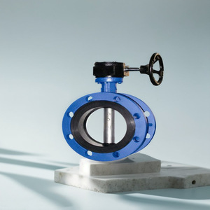 Butterfly Valve Ductile Iron Flanged 4 Inch Manual Water Oil Media Room Temperature Atmospheric Pressure - Product Image 2