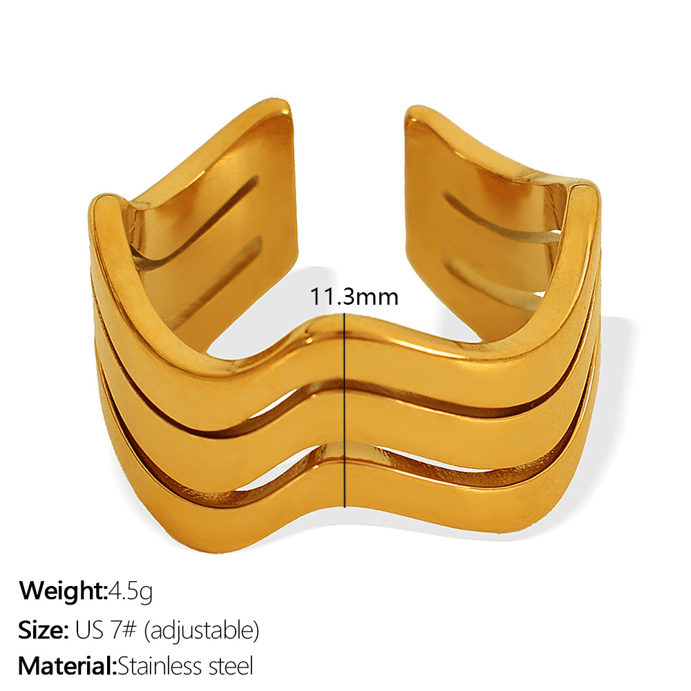 Anillo de oro ajustable JZ47 (7 mm)