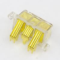 Bornes de connexion à vis plaquées or pour amplificateur de puissance automobile, bornes audio 3P