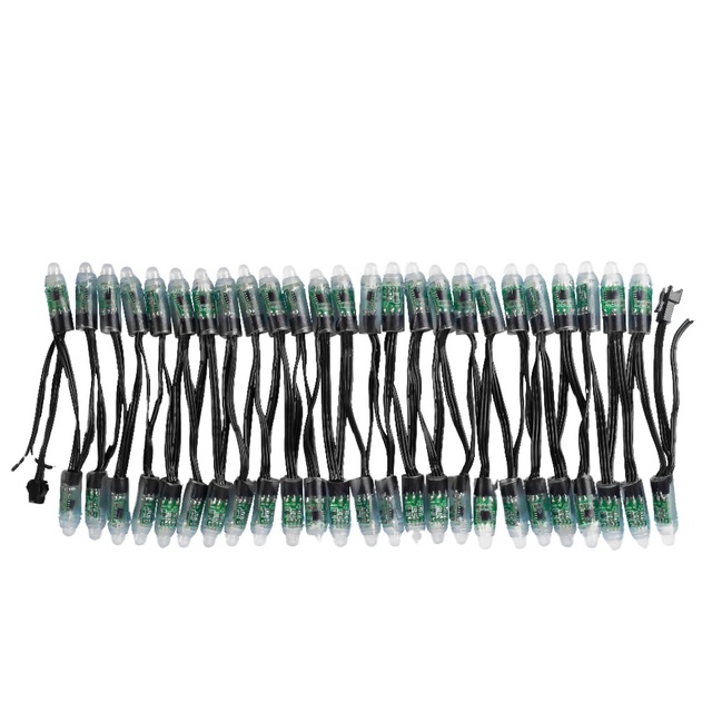 Factory Price 5V 12V WS2811 Full Color RGB Bullet Pixel Led String Light 12mm WS2811 Led Pixel Module IP68 Waterproof