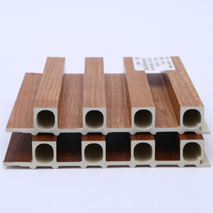 Tấm ốp tường <span class=keywords><strong>WPC</strong></span> thân thiện với môi trường được sử dụng để trang trí tường và trần trong nhà, tấm lỗ tròn - Product Image 4