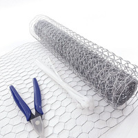 Filet de grillage hexagonal galvanisé plongé chaud de torsion normale de poulailler 1/2 "3/4" 1 "fabrication de grillage hexagonale de torsion inverse enduite par PVC