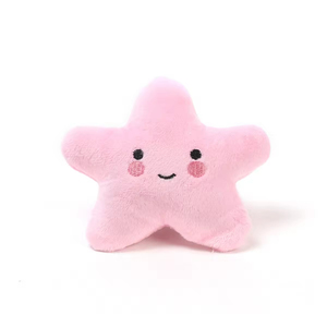 <b>Soft</b> Cotton Plush Dog Chew <b>Toy</b> <b>Stuffed</b> Shape Small Star Interactive Cat Dogs Puppy Squeaky <b>Toys</b> Training Teeth Cleaning - Product Image 5