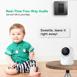 Caméra de sécurité intérieure WiFi Tuya 4MP, vue à 360 degrés, vision nocturne, surveillance à domicile avec contrôle par application - Product Image 4