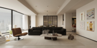 Nexus : Dessins Uniques Personnalisés, Grand Plan de Maison, Rendu 3D Minimaliste de Plain-Pied, Plan de Construction pour Villa de Luxe