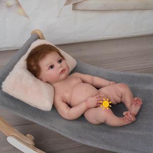16 Zoll Silikon Baby Realistic Reborn Puppenspiel zeug Figur Rollenspiel Bildungs entwicklung Beruhigende <span class=keywords><strong>Simulation</strong></span> 2 bis 4 Jahre - Product Image 1