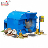 DINGSHEGN Elektromagnetische roestvrijstalen trommelvormige kruidenverwerkingsmachine Tarwemeel Sojabonen Maïs Melk Noten Fruit 380V 4KW