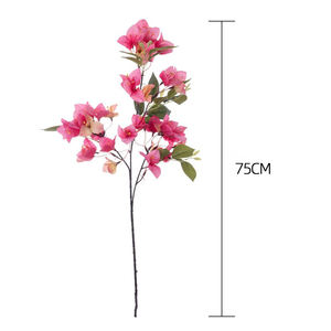 Vente en gros d'usine : Fleurs artificielles modernes en soie, faites à la main, en forme de triangle, type prunier et bougainvillier, pour la décoration de mariages, de maisons et d'événements. - Product Image 5