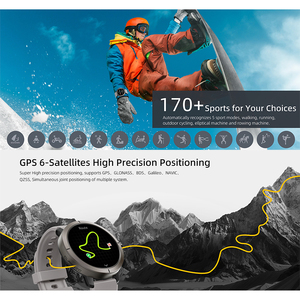 DM76 GPS deporte 5ATM impermeable Android reloj inteligente Unisex redondo al aire libre brújula para llamar - Product Image 3