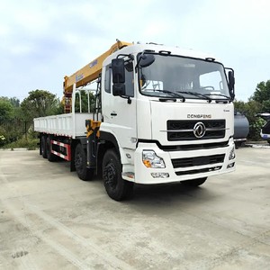 รถเครนติดตั้งบนรถบรรทุก Dongfeng 8X4 20 ตัน แบบไฮดรอลิก บูมตรง พร้อมอุปกรณ์ยกไฮดรอลิก - Product Image 3
