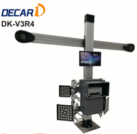 Mesin pelurusan empat roda 3D, dengan Jeben Amerika sysysyem & kamera Sony, mesin pelurusan roda canggih DK-V3R4