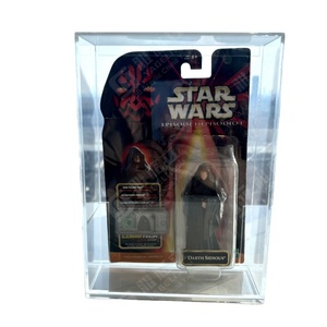 Custom Clear Star Wars 40th Anniversary Acrylic <b>Display</b> <b>Case</b> Silk-Screen Printing Sliding Lid Customized Logo Cosmetic <b>Display</b> - Product Image 5