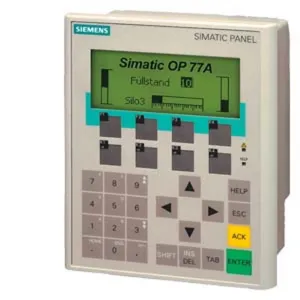 Sıcak satış Siemens HMI programlanabilir mantık denetleyicisi All-in-One OP77A operatör paneli 6AV6641-0BA11-0AX1