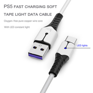 สายชาร์จคอนโทรลเลอร์ PS5 แบบ USB ยาว 2 เมตร ชนิด Type C ชาร์จเร็ว สำหรับจอยเกม PS5 - Product Image 3