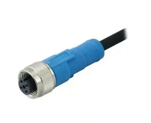 Male plug Binder 3pin 4pin 5pin 8pin M12 screw bnc connector