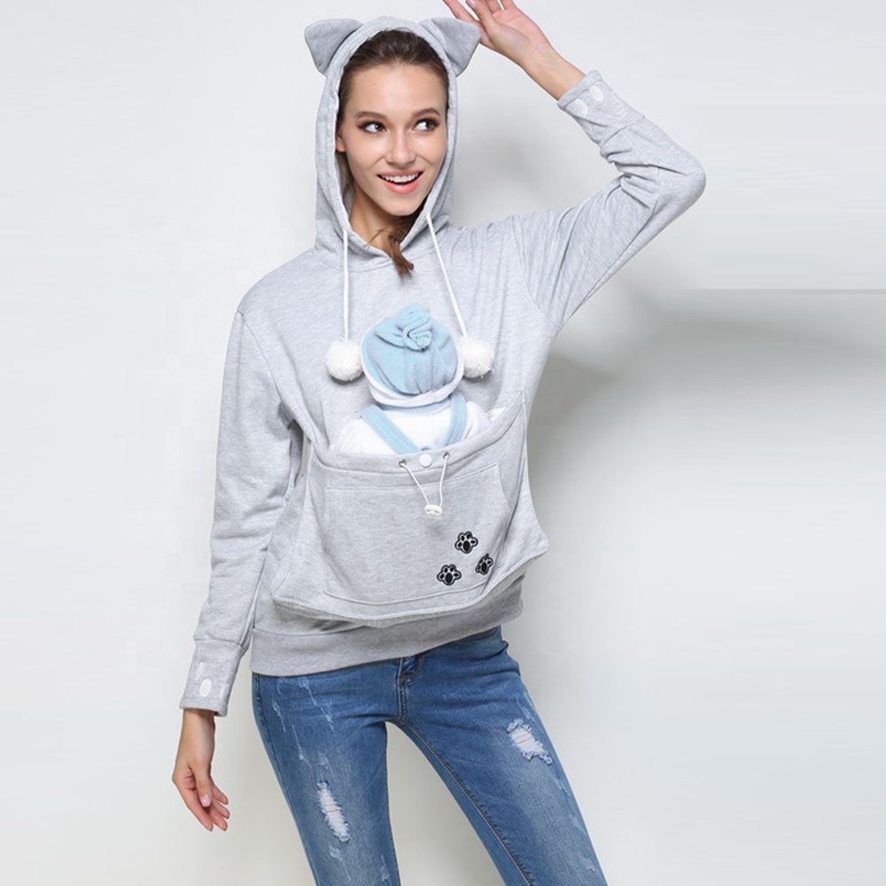kangaroo moletom com capuz for pets