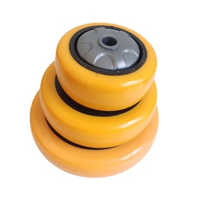 Fabricação Industrial Plástico 3 polegadas Roda Rolo Bola Rodízio Rodas De Poliuretano Supermercado Mercearia Carrinhos De Compras Pu Caster - Product Image 4