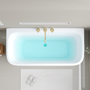 Vente en gros de produits agricoles en Europe Baignoire commerciale en acrylique de petite forme autoportante ou en <span class=keywords><strong>arc</strong></span> bon marché - Product Image 2