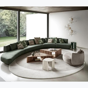 <span class=keywords><strong>Tappeto</strong></span> di lana di forma personalizzata 2025 nuova <span class=keywords><strong>crema</strong></span> di colore francese grigio stile minimalista <span class=keywords><strong>tappeto</strong></span> di lana fatto a mano per soggiorno set di tappeti - Product Image 5