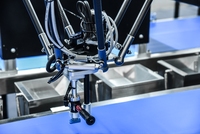 Robot parallèle 4 axes de tri et d'emballage entièrement intelligent pour l'industrie alimentaire du café biscuit en sac