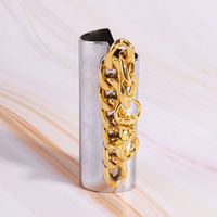 Coque de protection pour briquet, chaîne pour briquet, coque de protection pour briquet, accessoires de fumeur créatifs personnalisés