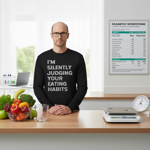 Camiseta de manga larga Eating Habits Dietitian RD RDN Judging Your Habits - Product Image 3